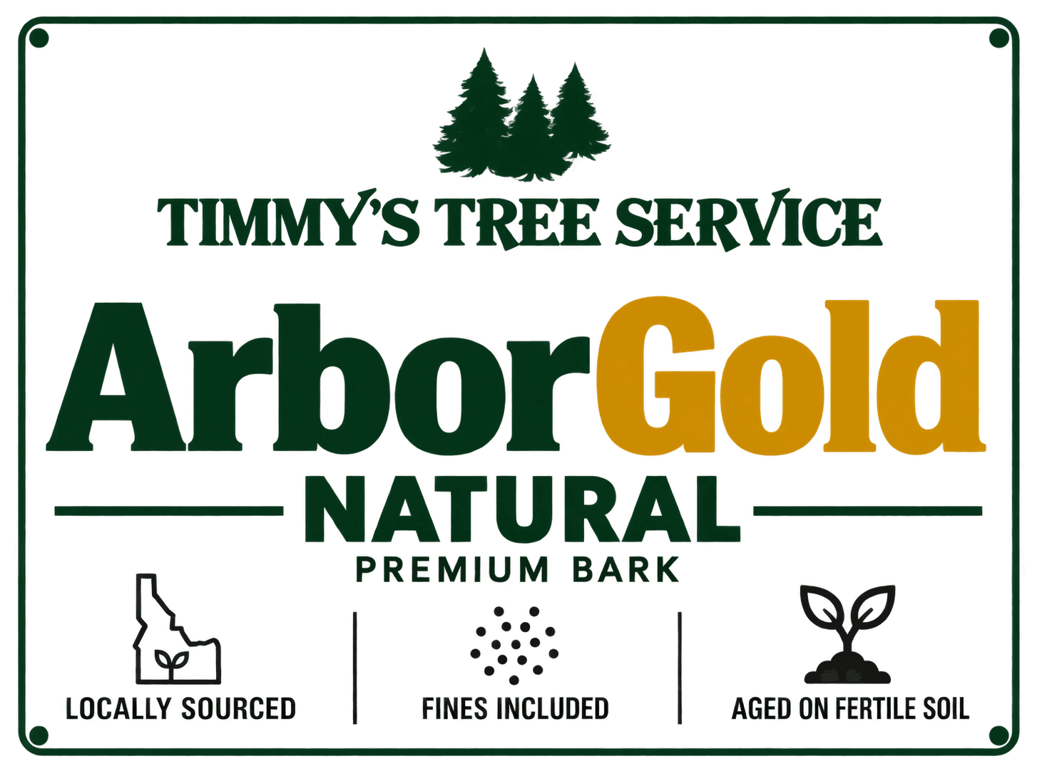 Timmy's Tree Service ArborGold Natural Premium Bark